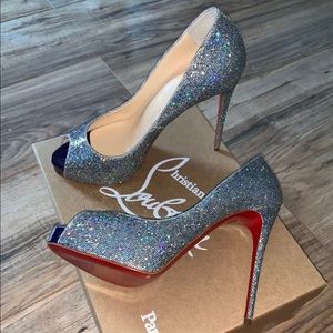 CHRISTIAN LOUBOUTIN Very Prive 120 Glitter Disco